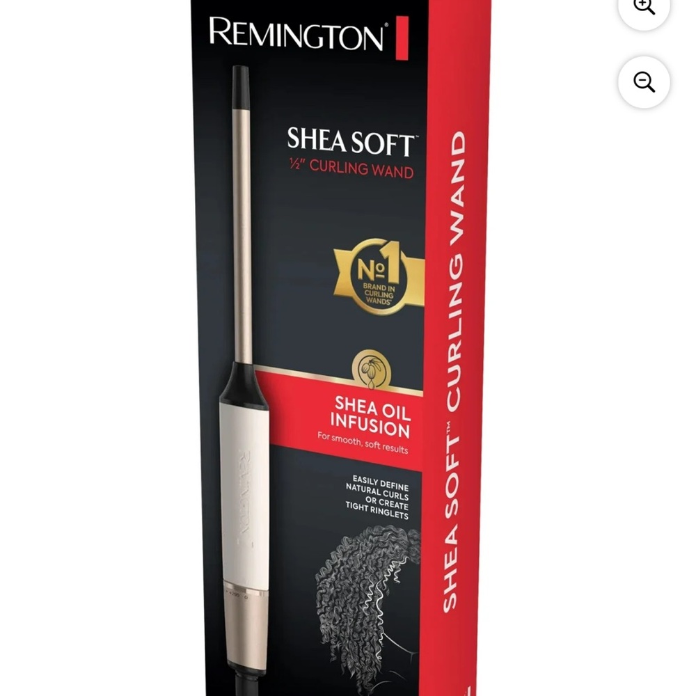 Remington Shea Soft Extra Slim Curling Wand 1/2 Inch Ceramic Barrel NWOT or Box